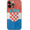 Croatia Flag Distressed iPhone 14 Pro Skin
